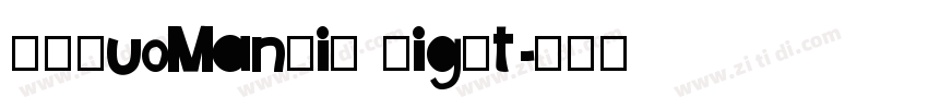 FZLuoManTiS Light字体转换